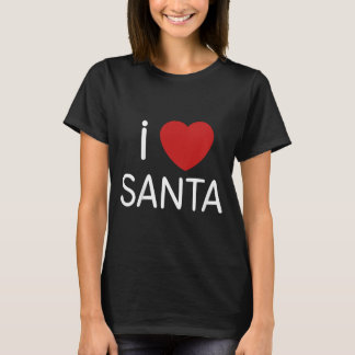Kinder Kleinkind Ich liebe Santa Claus Jungen Mädc T-Shirt