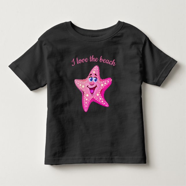 Kinder Kleinkind T - Shirt Starfish (Vorderseite)