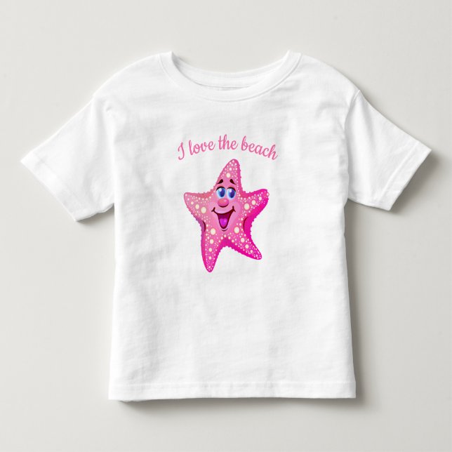 Kinder Kleinkind T - Shirt Starfish (Vorderseite)