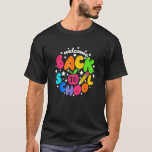 Kinder kommen zum ersten Schultag zurück T-Shirt