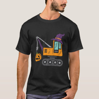Kinder Kranwagen Kürbis Kleinkind Baby Jungen Hall T-Shirt