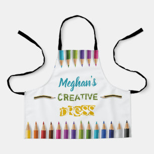 Kinder Kunst personalisierte Schürze