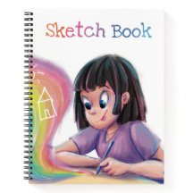 Kinder Kunstskizzenbuch | Bist du gelangweilt?