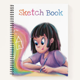 Kinder Kunstskizzenbuch | Bist du gelangweilt? Notizbuch