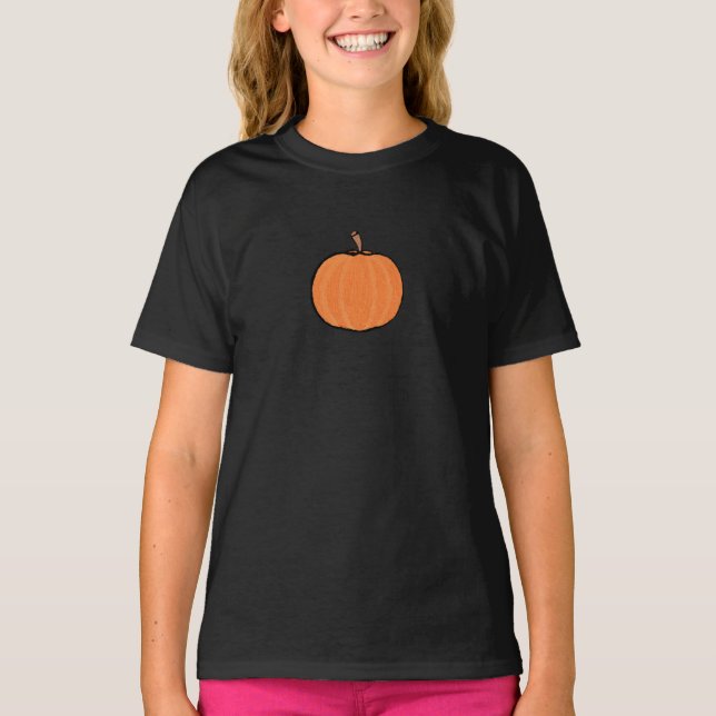 Kinder/Kürbiskürbis T - Shirt (Vorderseite)