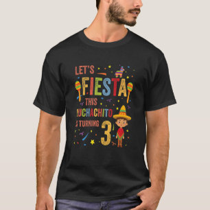 Kinder Lasst uns Fiesta dieses Muchachito macht 3  T-Shirt