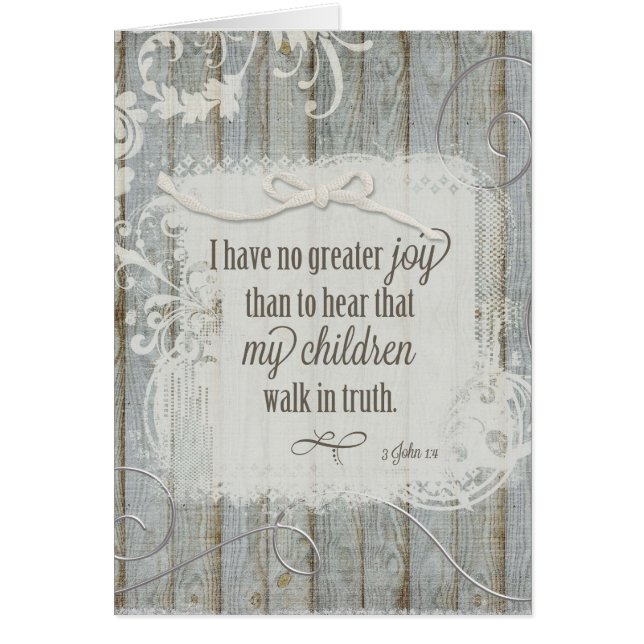Kinder laufen in Wahrheit - 3 John 1:4 (Vorne)