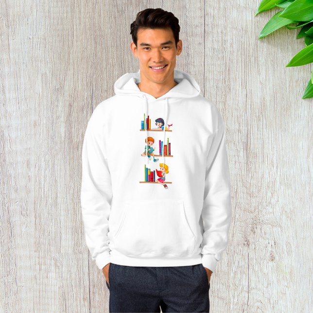 Kinder lesen Bücher Hoodie (Von Creator hochgeladen)