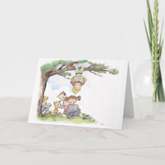 Kinder lesen Bücher Karte