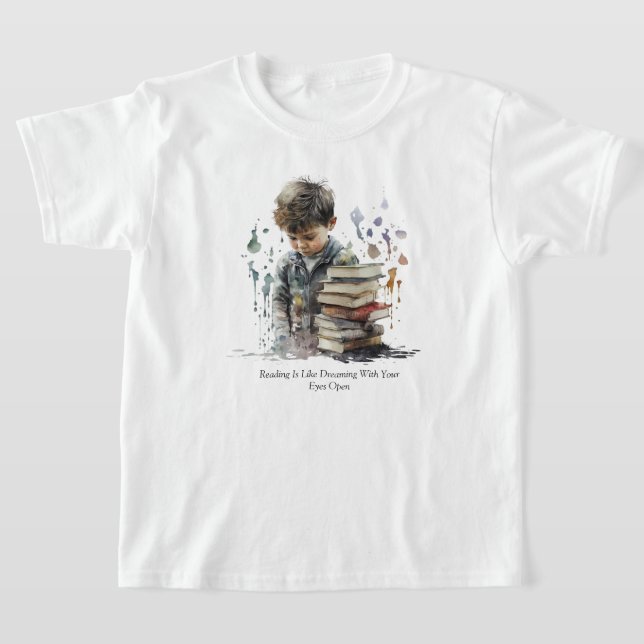 Kinder lesen T - Shirt (Ablage )