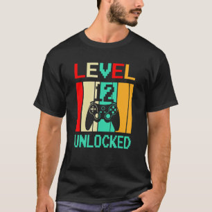 Kinder-Level 12 Video-Gamer 12. Geburtstag T-Shirt