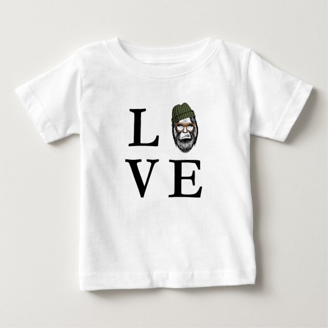 Kinder Liebe Bigfoot Shirt (Vorderseite)