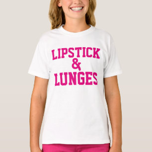 KINDER LIPSTICK & LUNGES trainieren T - Shirt