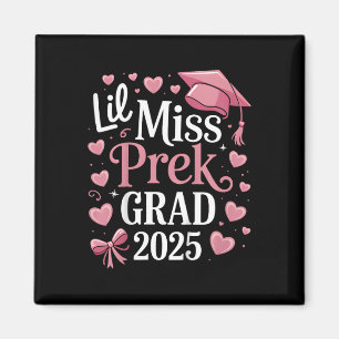 Kinder Little Miss Vorschule Abschluss 2025 Vorsch Magnet