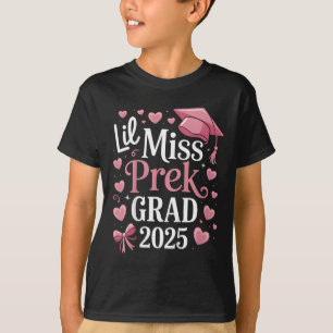 Kinder Little Miss Vorschule Abschluss 2025 Vorsch T-Shirt