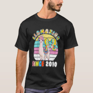 Kinder Llama Girl 12 Jahre Altes Llamazing Alpaca T-Shirt