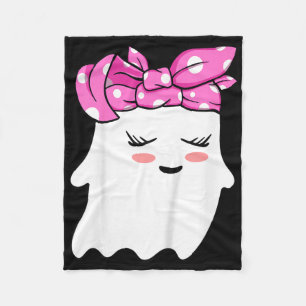 Kinder Mädchen Kleinkind glücklich Halloween Geist Fleecedecke