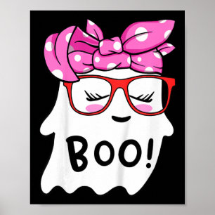 Kinder Mädchen Kleinkind glücklich Halloween Geist Poster