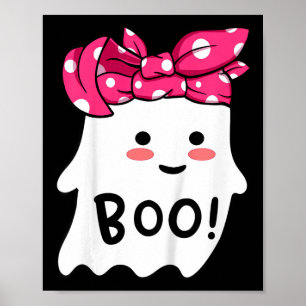Kinder Mädchen Kleinkind glücklich Halloween Geist Poster