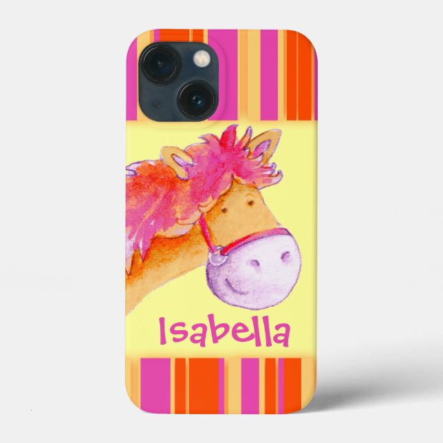 Kinder Mädchen mit dem Namen pingelgelb Case-Mate iPhone Hülle (Rückseite)
