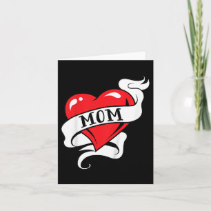 Kinder Mama Herztattoo für Mütter Tag Liebe Mama Karte