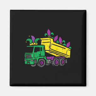 Kinder Mardi Gras Dump LKW Niedliche Bauboten Magnet