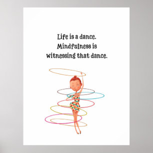 Kinder Meditation Art Poster Raum Dekoration