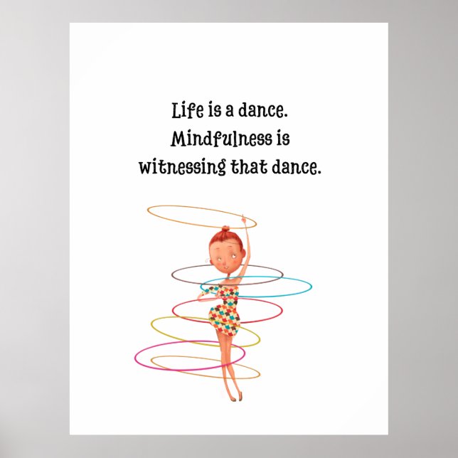 Kinder Meditation Art Poster Raum Dekoration (Vorne)