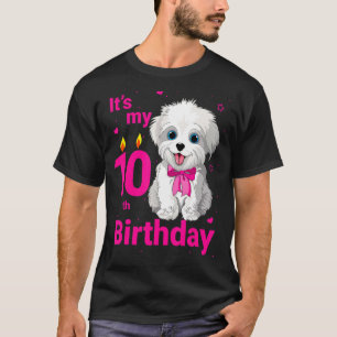 Kinder, mein 10. Geburtstagshund, älter als 10 Jah T-Shirt