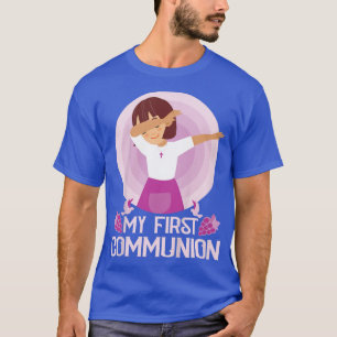 Kinder mein erstes heiliges kommunion dabbing Girl T-Shirt