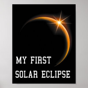 Kinder meine ersten Solar Eclipse Boys Girls 2024  Poster