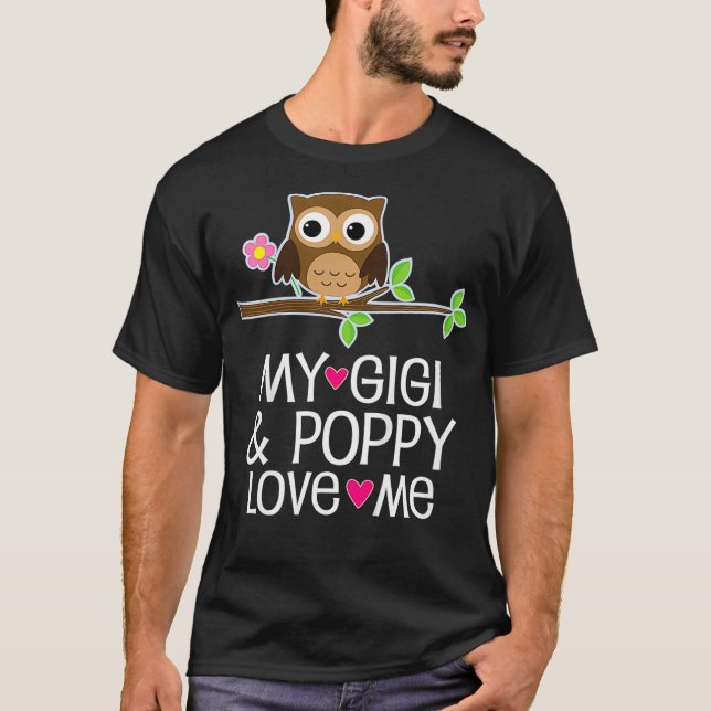 Kinder meine Gigi und Mohnblume Liebe Mich Kinders T-Shirt (Vorderseite)