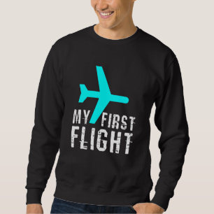 Kinder meinen ersten Flug Sweatshirt