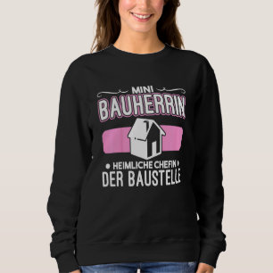 Kinder Mini Builder Secret Boss der Baustelle Sweatshirt