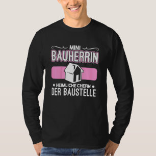 Kinder Mini Builder Secret Boss der Baustelle T-Shirt