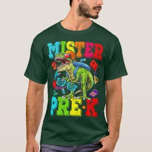 Kinder Mister Pre-K Typ Monster Truck Dinosaurier T-Shirt
