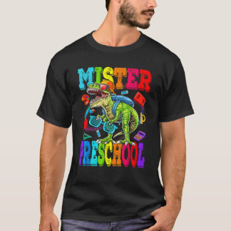 Kinder Mister Preschool Typ Monster Truck Dinosaur T-Shirt