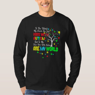 Kinder mit Autismus sind meine Welt bcba rbt aba t T-Shirt