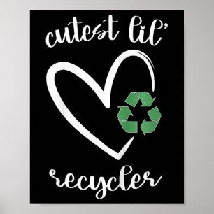 Kinder mit dem Niedlichen Lebensrecycling Niedlich Poster