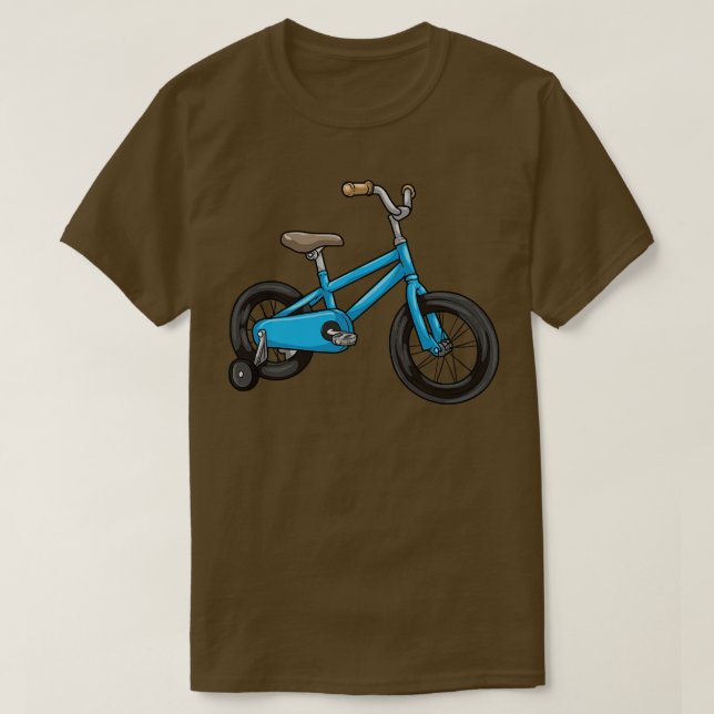 Kinder mit Fahrrad T-Shirt (Design vorne)