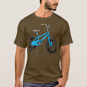 Kinder mit Fahrrad T-Shirt