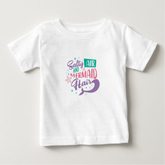 Kinder mit gesunder Luft und Meerjungfahne Baby T-shirt