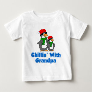 Kinder mit Großvater Baby T-shirt