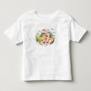 Kinder mit Malerpinseln Kleinkind T-shirt