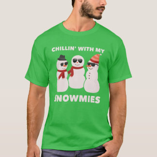Kinder mit meinem Schneemann T-Shirt