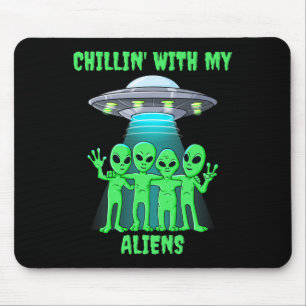 Kinder mit meinen Außerirdischen Halloween Jungs M Mousepad