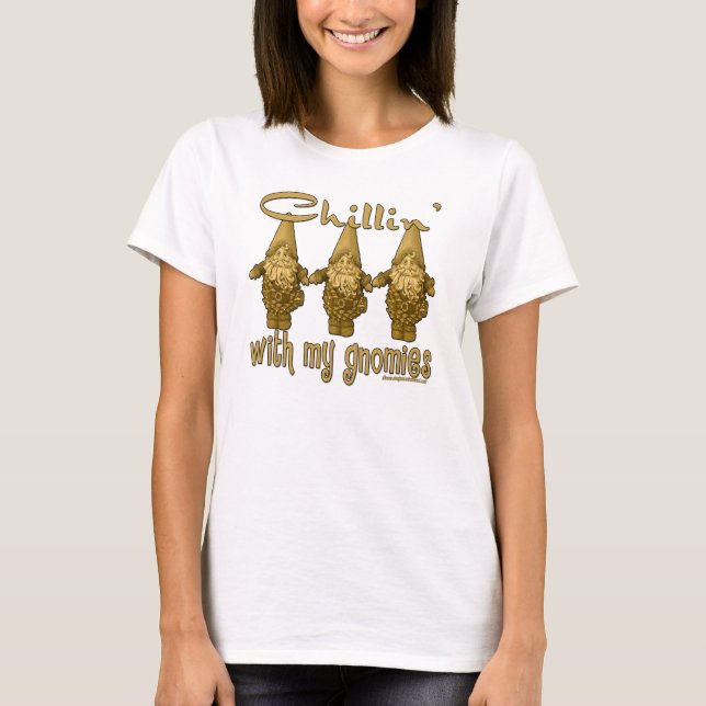 Kinder mit meinen Gnomen T-Shirt (Vorderseite)