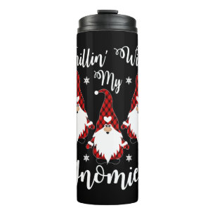 Kinder mit meinen Gnomen Thermosbecher