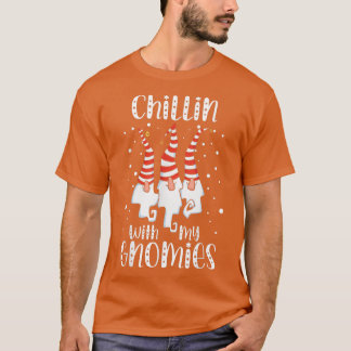 Kinder mit meinen Gnomen Weihnachtsgarten Gnome T-Shirt