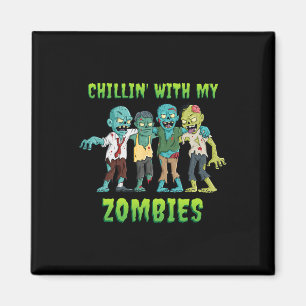 Kinder mit meinen Zombies Halloween Jungs Spaß Magnet